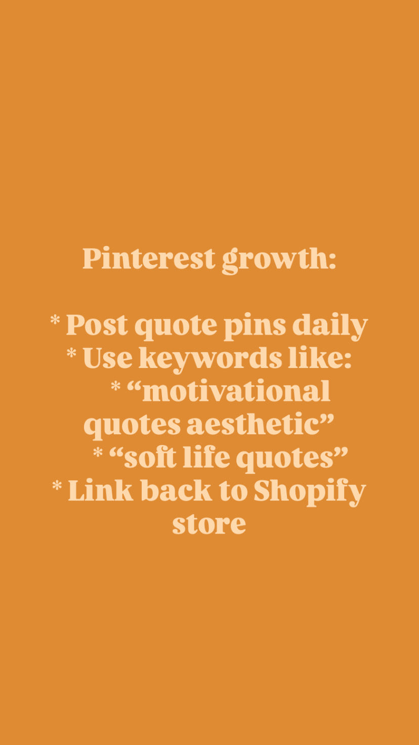 Quotes Page Monetization Journal