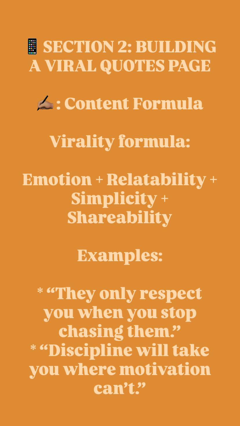 Quotes Page Monetization Journal